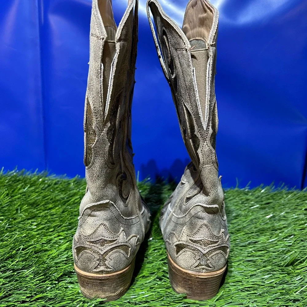 Size 9.5 - Roper Riley Glitter Tan 09-021-1566-2580 - Picture 2 of 5